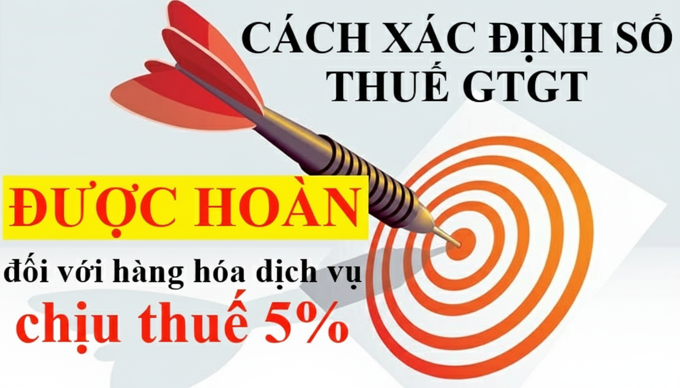 Cách xác định số thuế GTGT được hoàn