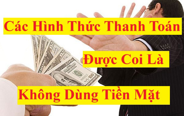 Thanh toán không dùng tiền mặt