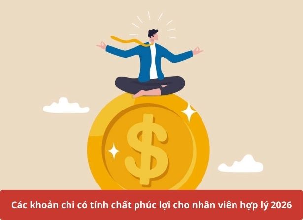 Các khoản chi có tính chất phúc lợi cho nhân viên hợp lý 2026