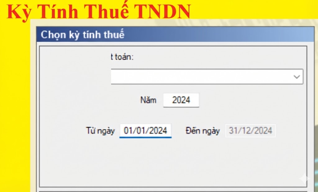 Ký tính thuế TNDN