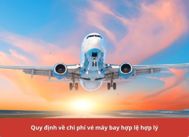 Quy định về chi phí vé máy bay hợp lệ hợp lý