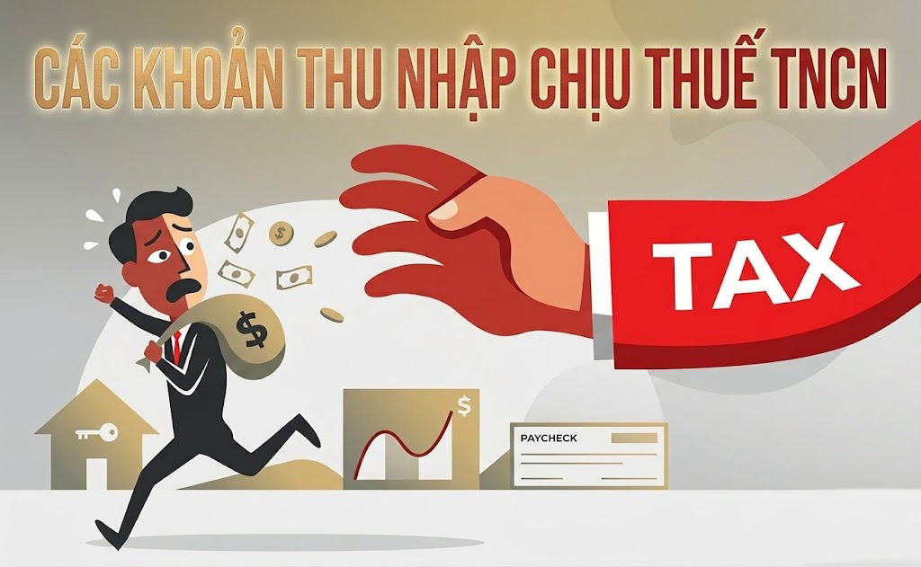 các khoản thu nhập chịu thuế tncn