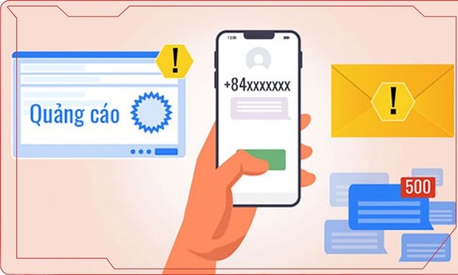 Gửi tin nhắn quảng cáo sau 22 giờ bị phạt đến 30 triệu đồng