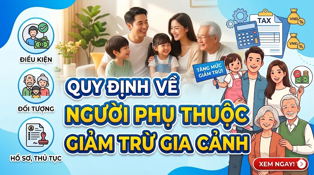quy định về người phụ thuộc giảm trừ gia cảnh