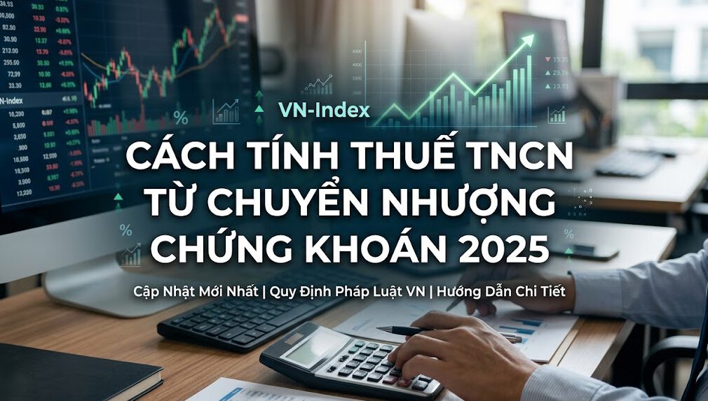 Cách tính thuế TNCN từ chuyển nhượng chứng khoán 2025