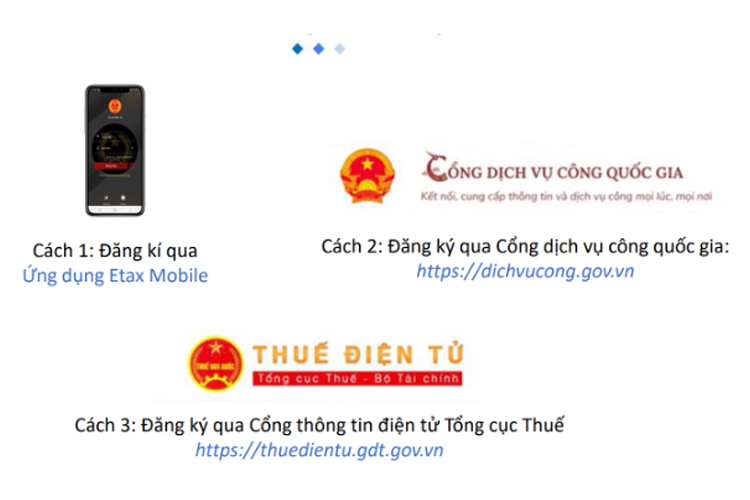 đăng ký tài khoản giao dịch điện tử
