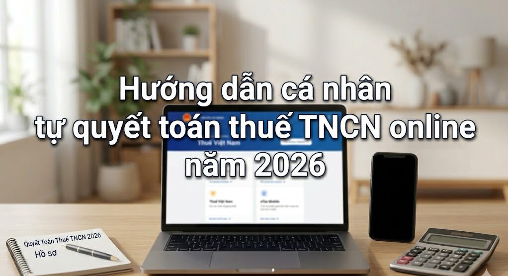 Hướng dẫn cá nhân tự quyết toán thuế TNCN online năm 2026