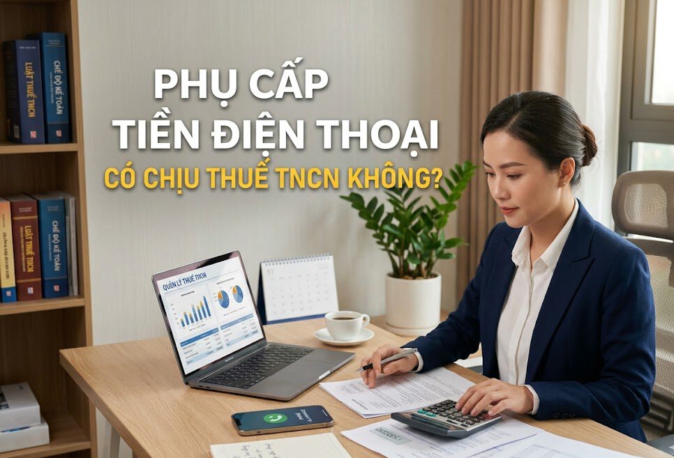 Phụ cấp tiền điện thoại có chịu thuế TNCN không