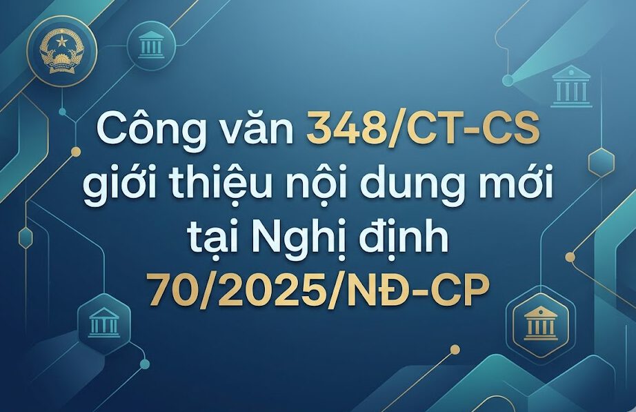 Công văn 348/CT-CS giới thiệu nội dung mới tại Nghị định 70/2025/NĐ-CP