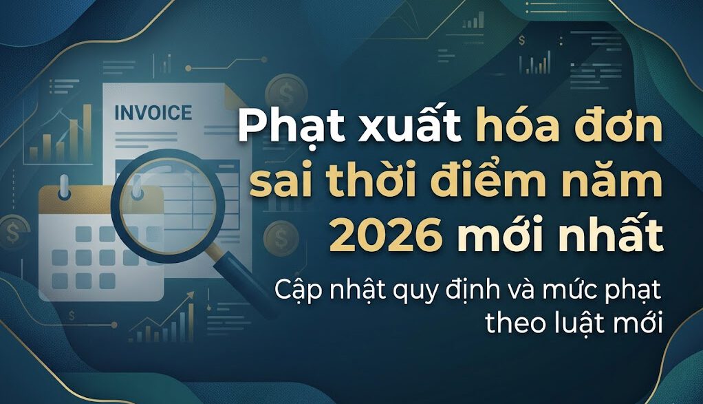 Phạt xuất hóa đơn sai thời điểm năm 2026 mới nhất