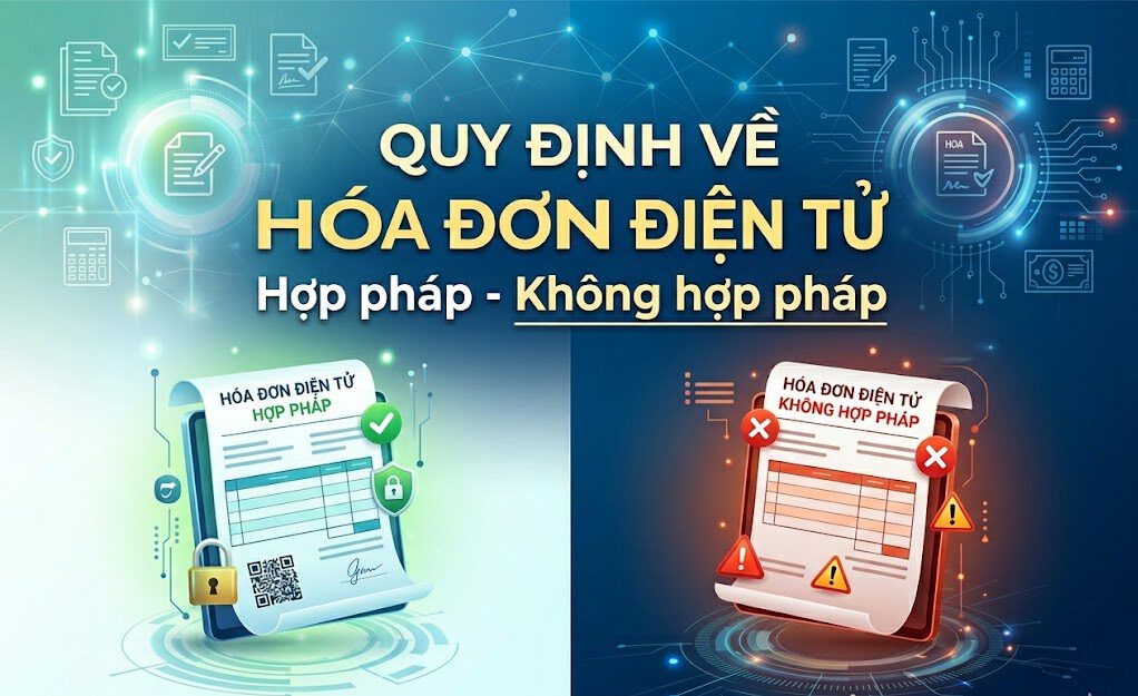 Quy định về Hóa đơn điện tử Hợp pháp - Không hợp pháp