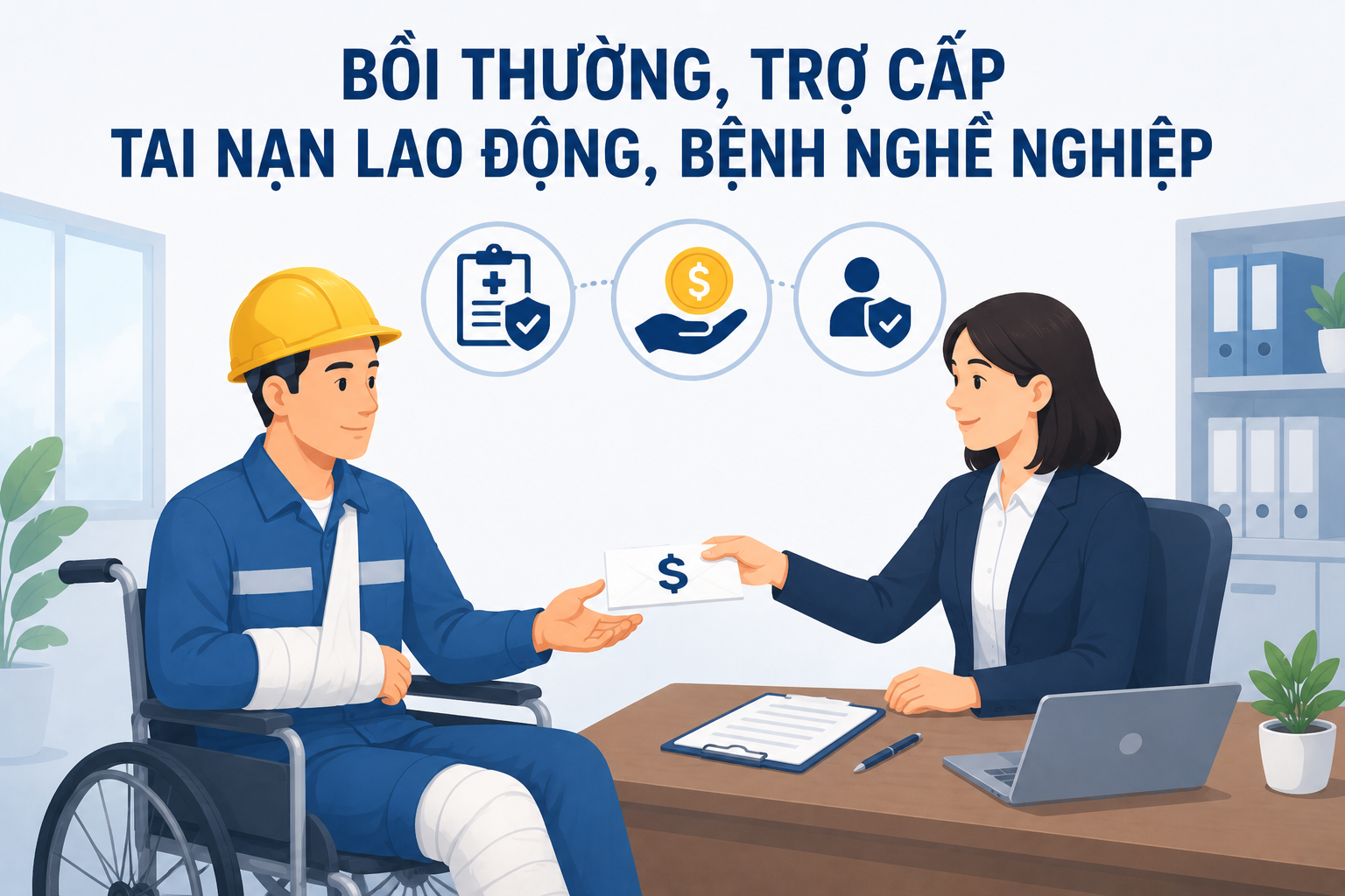 Bồi thường, trợ cấp tai nạn lao động, bệnh nghề nghiệp