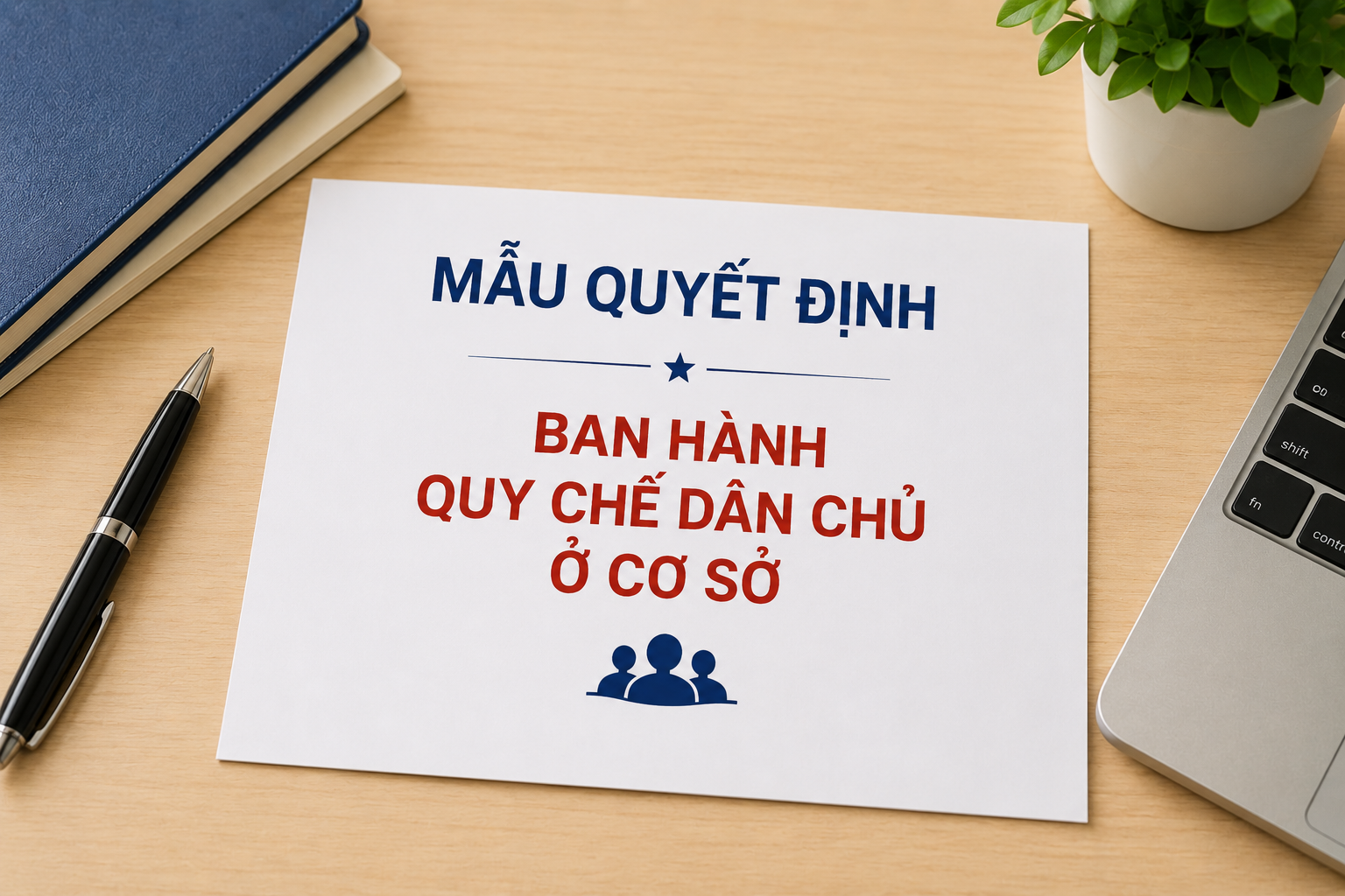 Mẫu quyết định ban hành quy chế dân chủ ở cơ sở mới nhất năm 2026