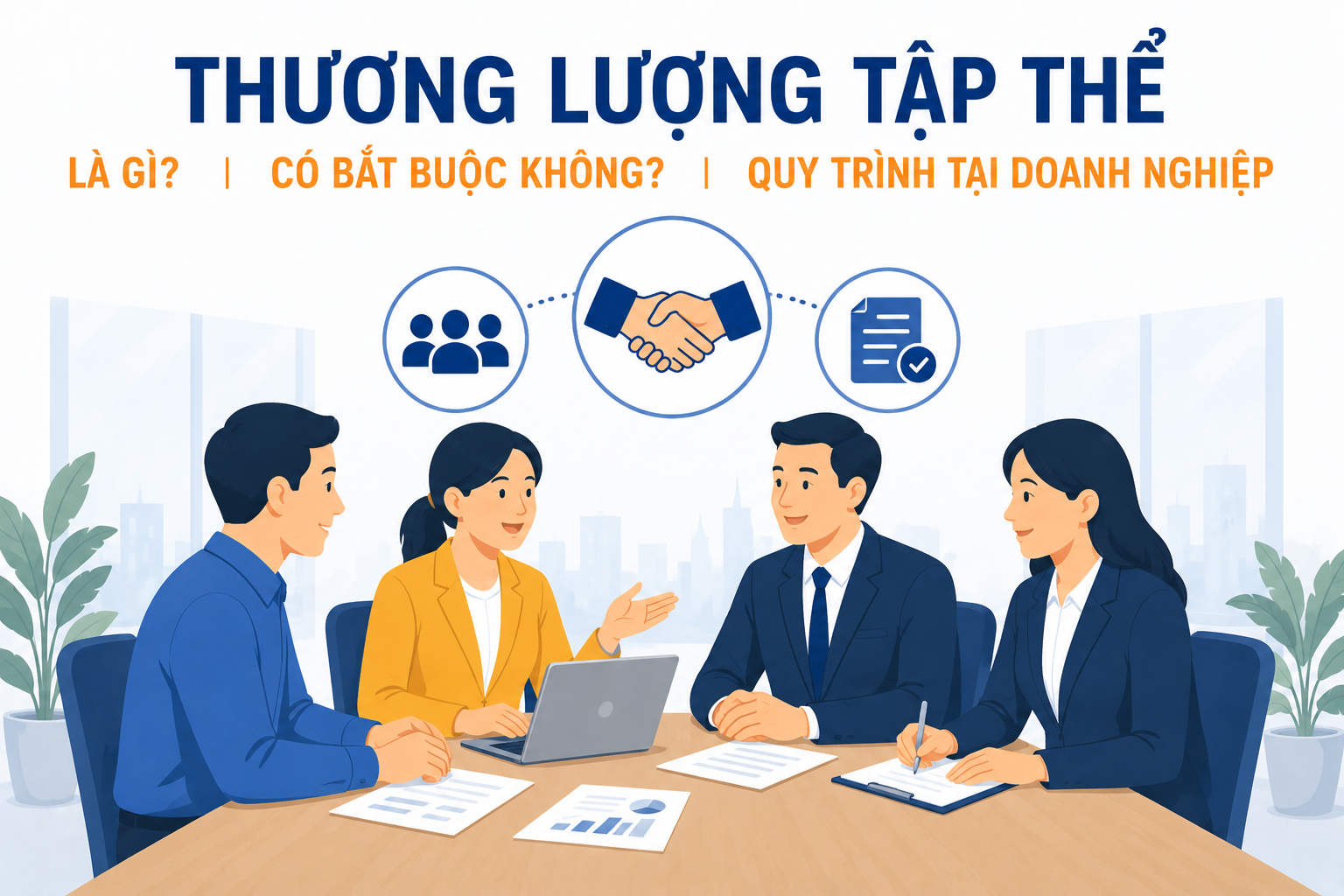 Thương lượng tập thể là gì? có bắt buộc không? Quy trình thương lượng tập thể tại DN