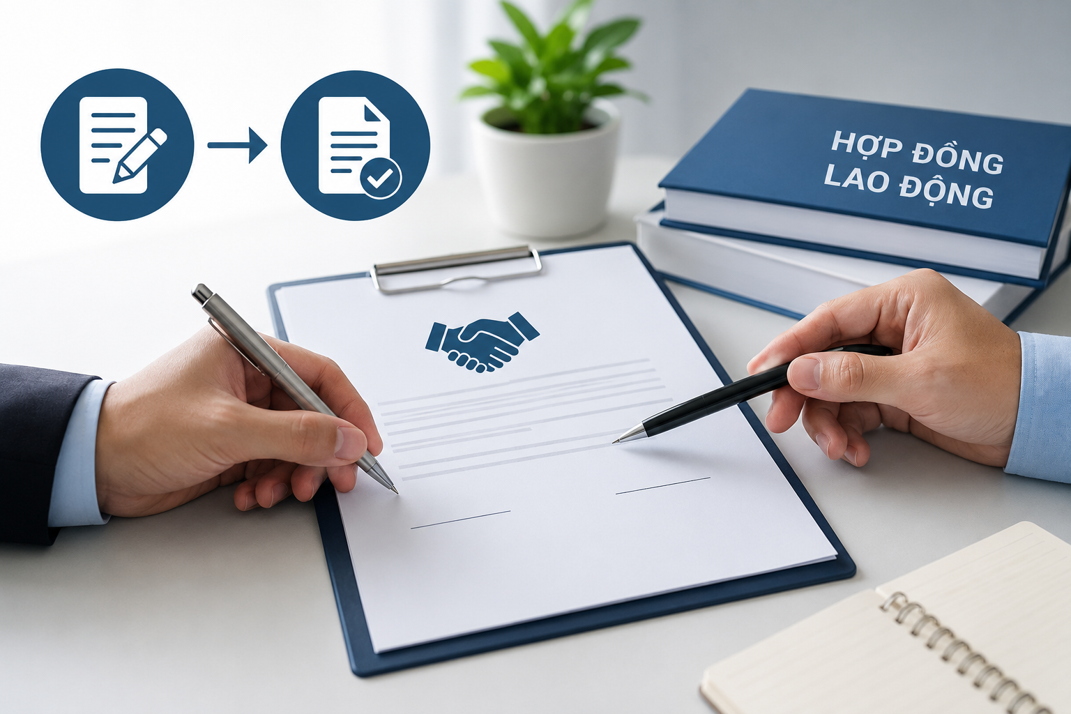 Cách sửa đổi, bổ sung hợp đồng lao động