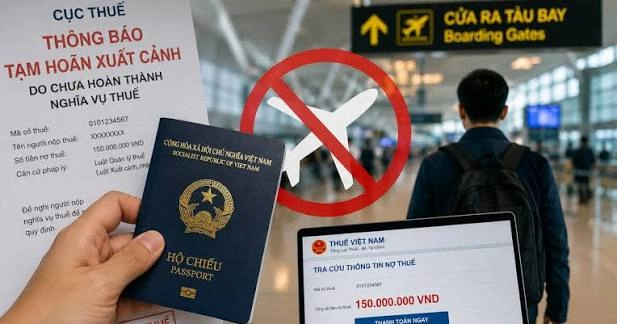 Người nước ngoài nợ thuế tại Việt Nam không được xuất cảnh về nước