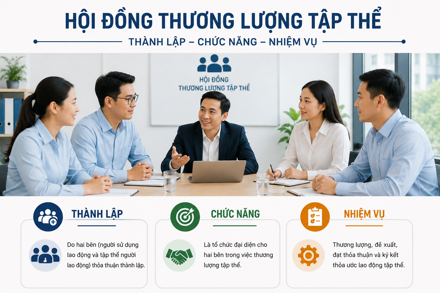 Hội đồng thương lượng tập thể: thành lập, chức năng, nhiệm vụ