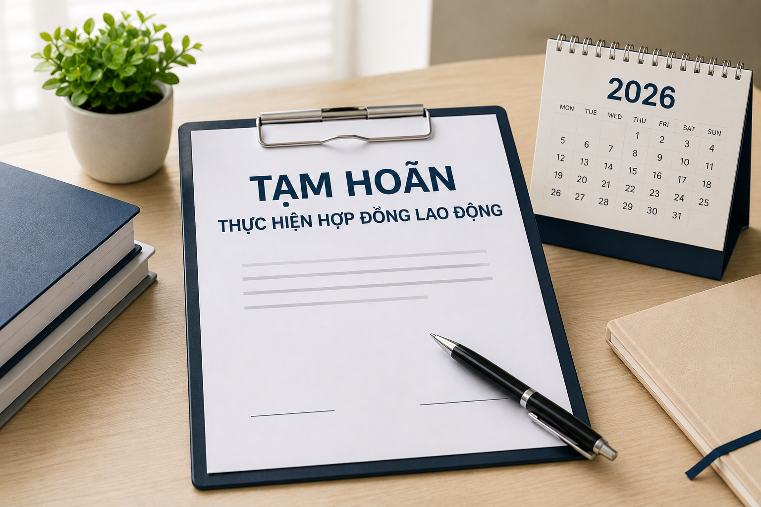Quy định về tạm hoãn thực hiện hợp đồng lao động 2026 mới nhất