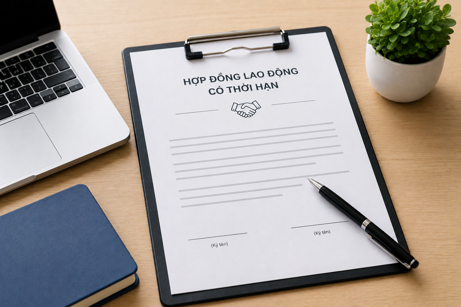 Mẫu hợp đồng lao động có thời hạn mới nhất năm 2026