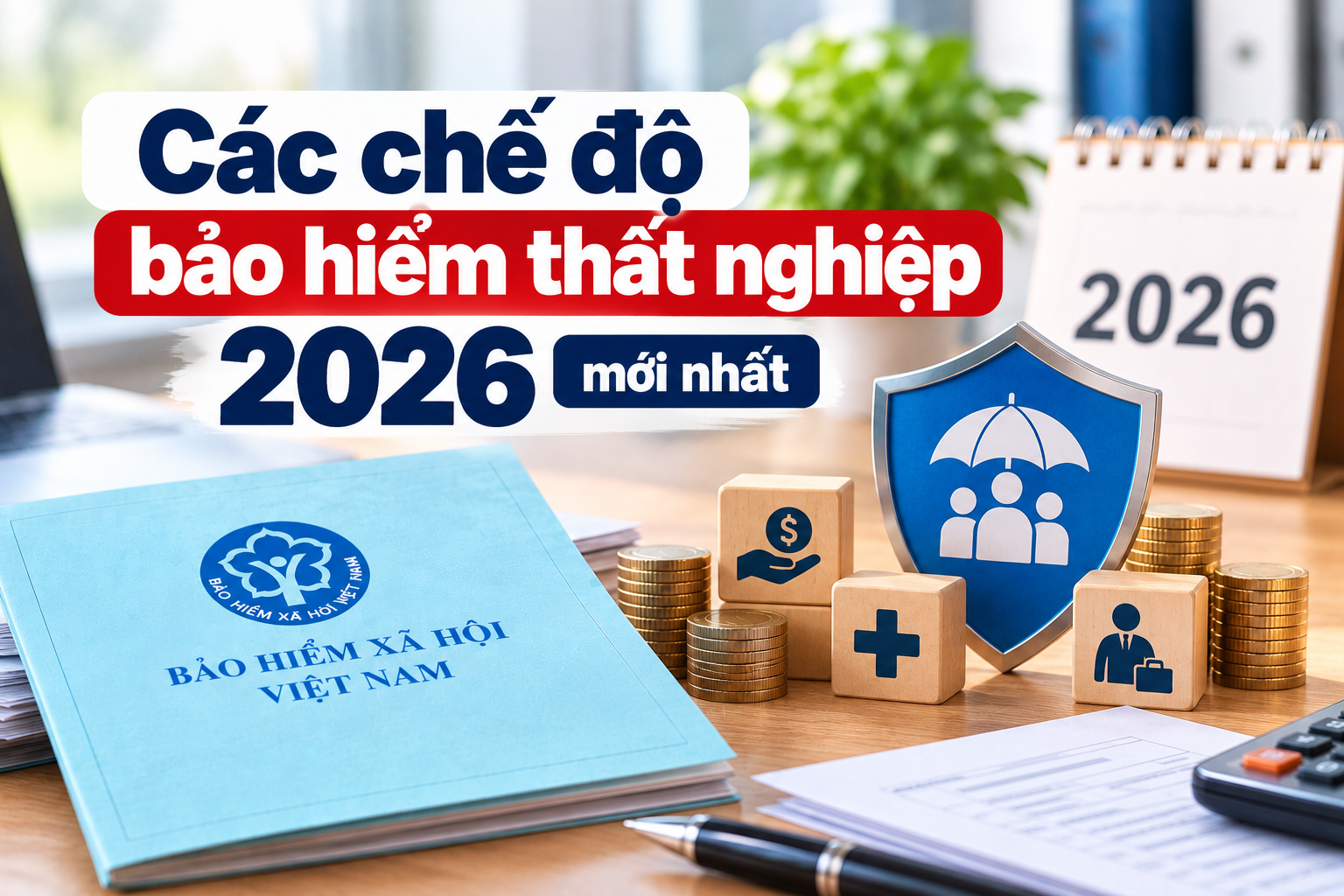 Các chế độ bảo hiểm thất nghiệp 2026 mới nhất