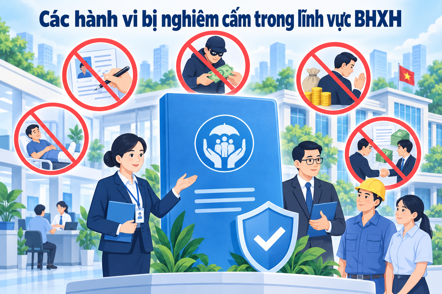 Các hành vi bị nghiêm cấm trong lĩnh vực BHXH