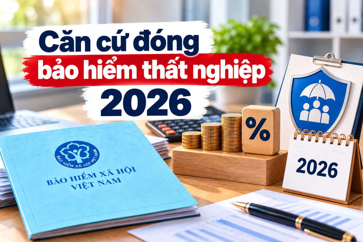 Căn cứ đóng bảo hiểm thất nghiệp năm 2026 mới nhất