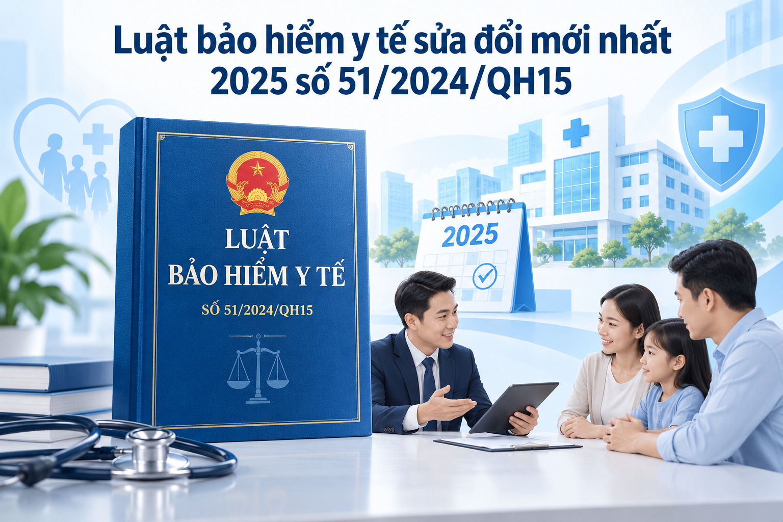 Luật bảo hiểm y tế sửa đổi mới nhất 2025 số 51/2024/QH15