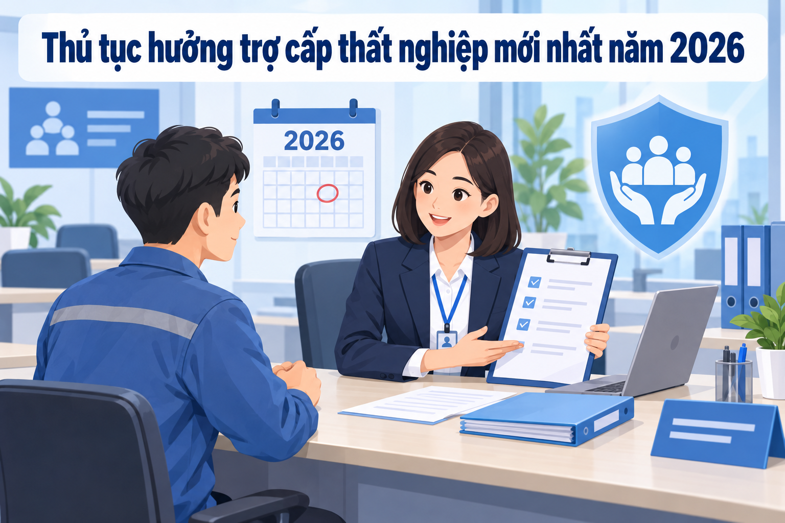 Thủ tục hưởng trợ cấp thất nghiệp mới nhất năm 2026